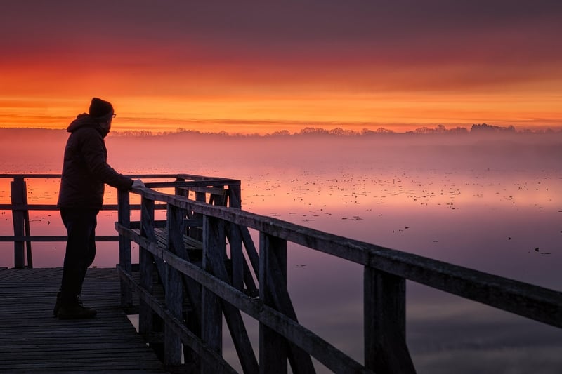 Yoga Silhouette at Sunrise